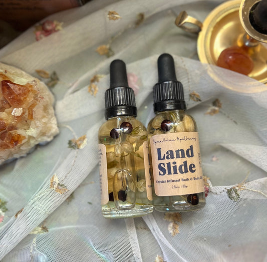 Landslide ~ Crystal Infused Bath & Body Oil