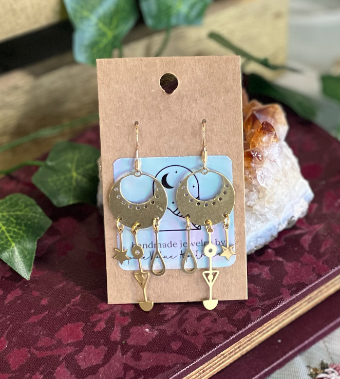 Watermelon Moonshine Earrings