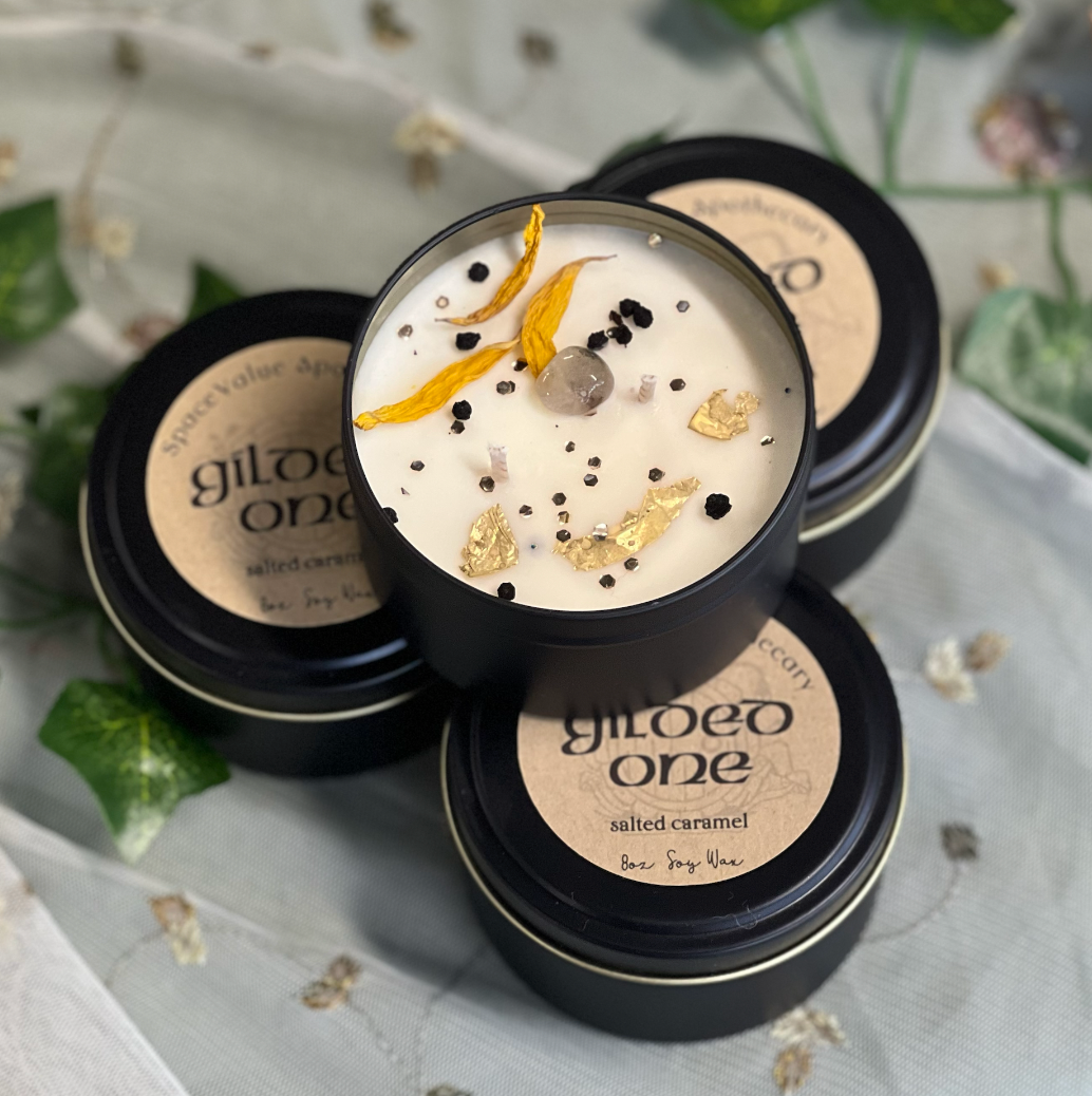 Gilded One Candle