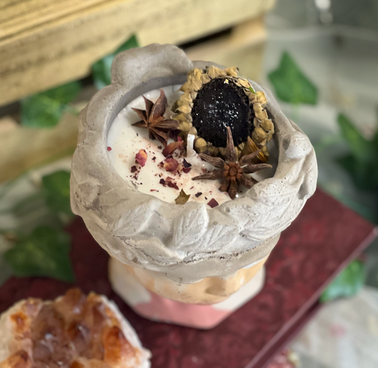 Sunflower Goddess Candle