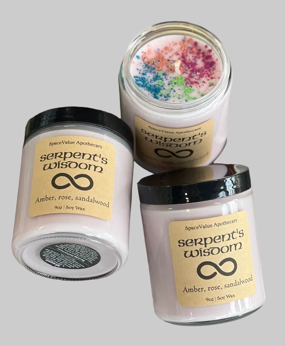 Moonlight Markdowns ~ Serpent's Wisdom Candle