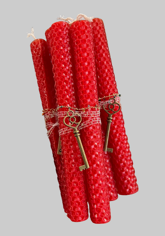 Rolled Beeswax Candles