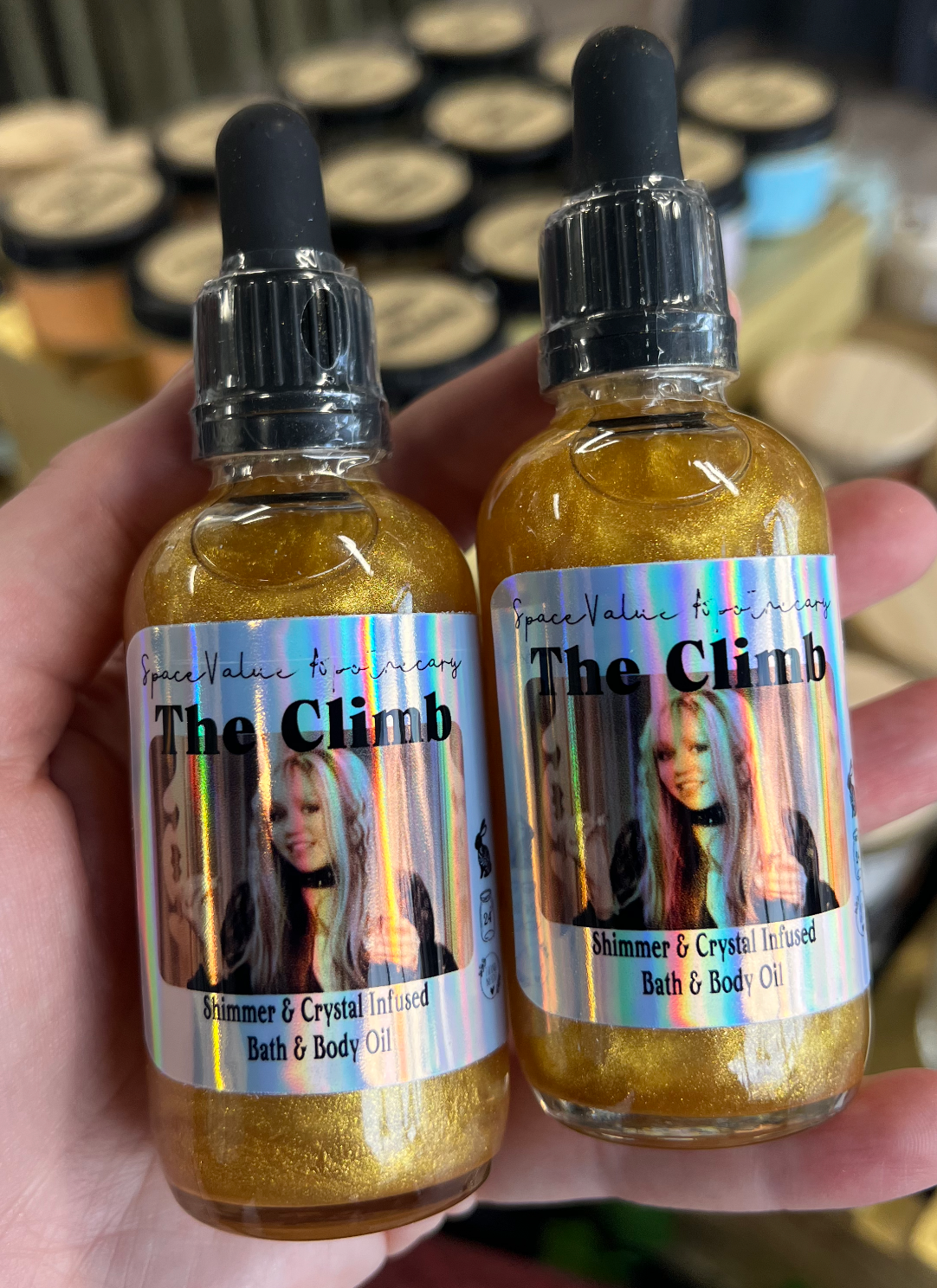 The Climb Shimmery Bath & Body Oil