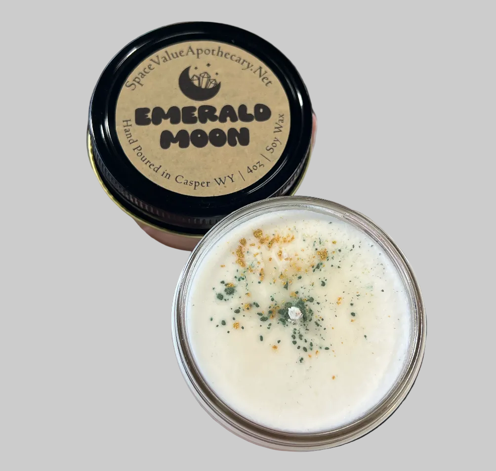 Emerald Moon Candle