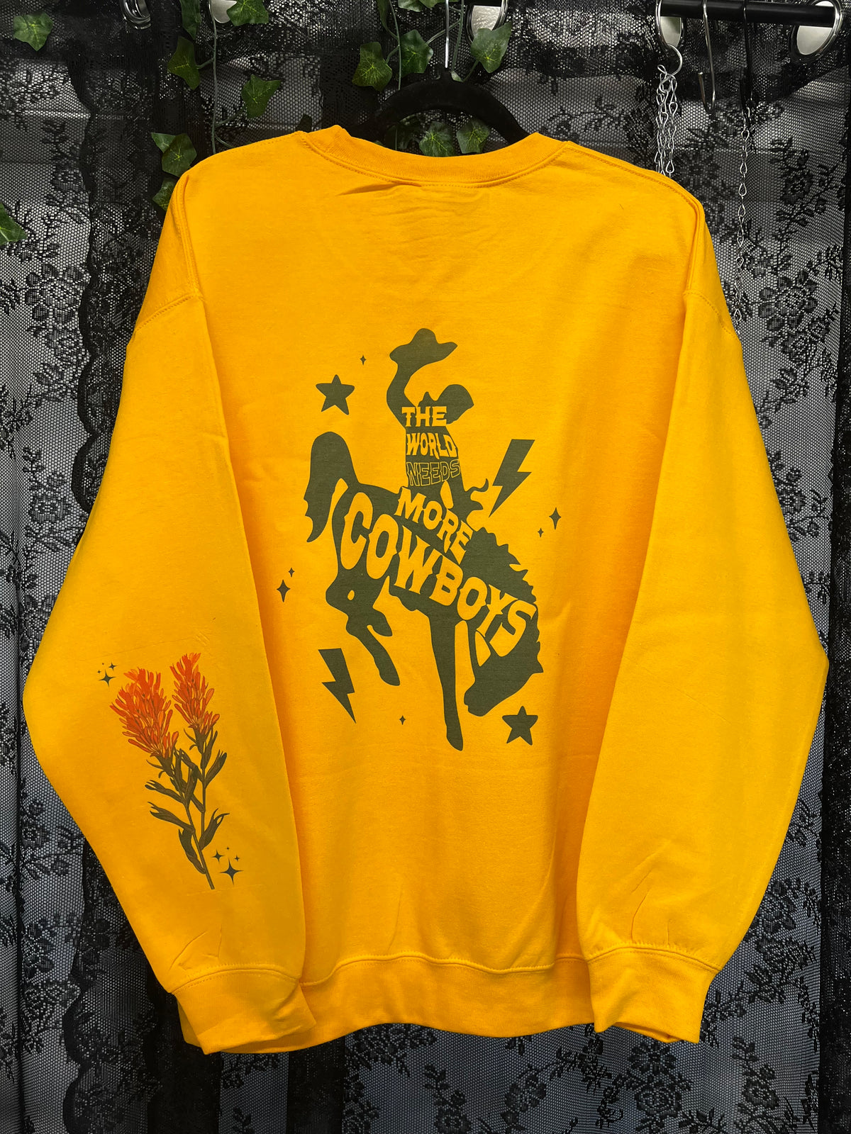 Indian Paintbrush WYO Crewneck