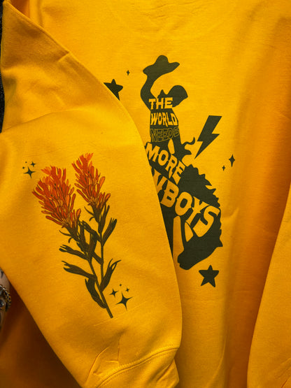Indian Paintbrush WYO Crewneck