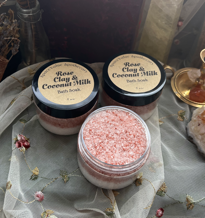 Rose Clay & Coconut Milk Bath Soak