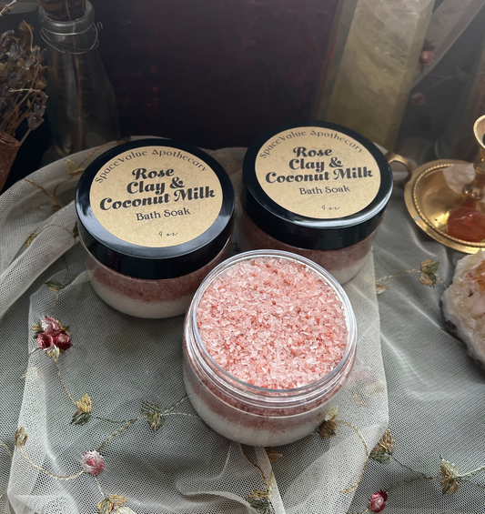 Rose Clay & Coconut Milk Bath Soak