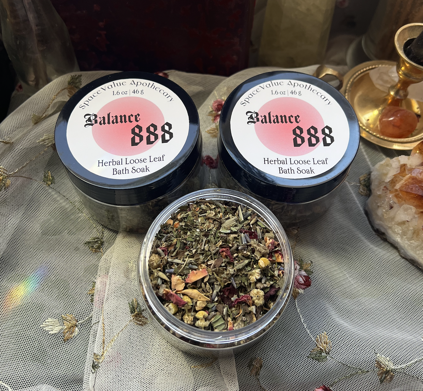 888 ~ Balance Herbal Loose Leaf Bath Soak