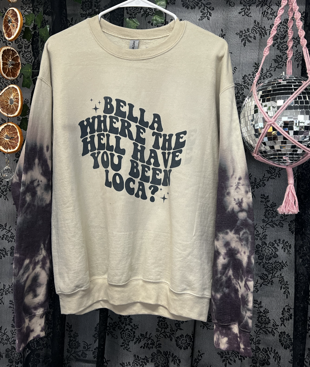 Where Have You Been Tie Dye Crewneck