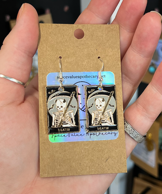 Death Tarot Earrings