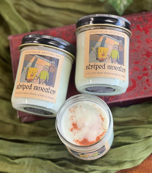 Striped Sweater Candle