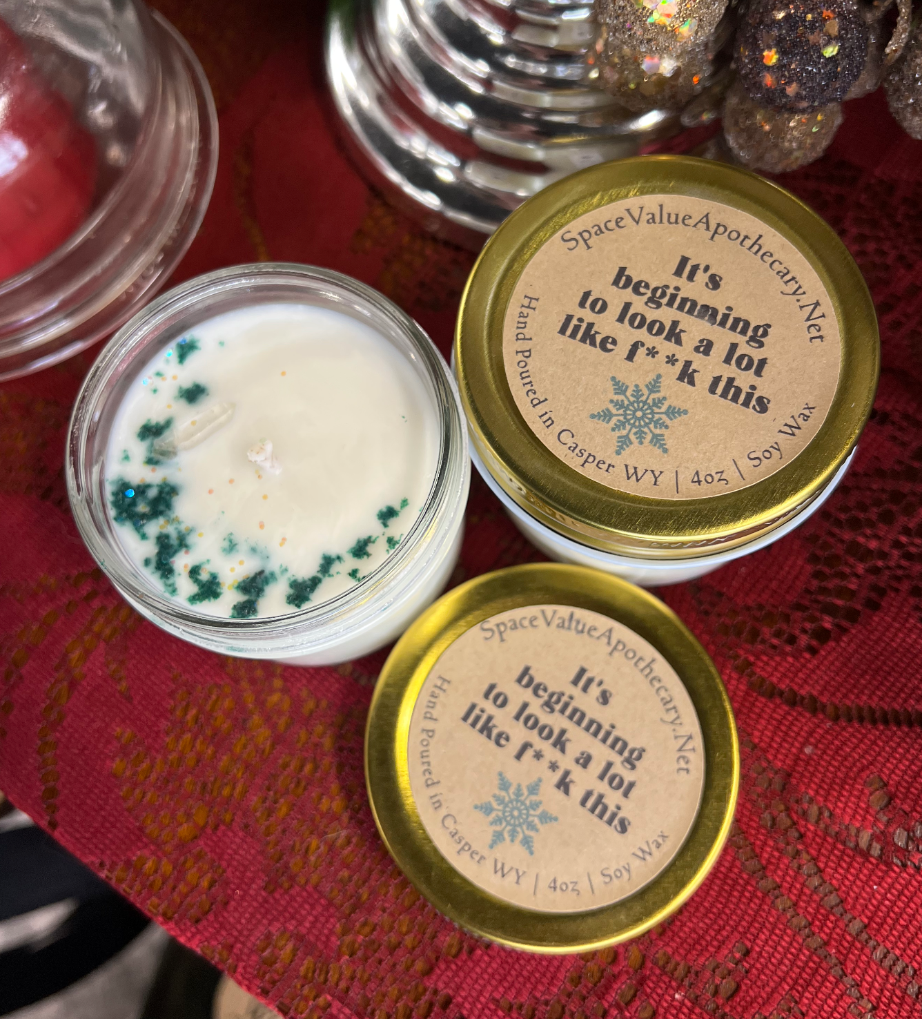 It's Beginning to Look Candle