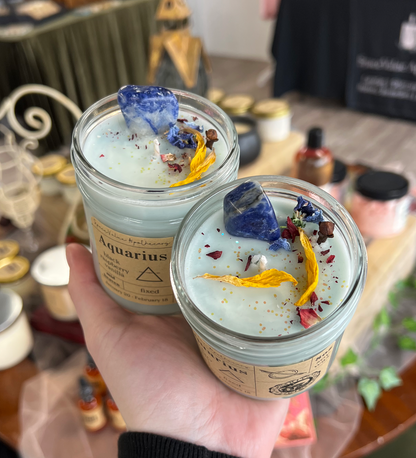 Aquarius Candle