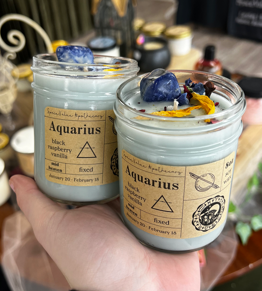 Aquarius Candle