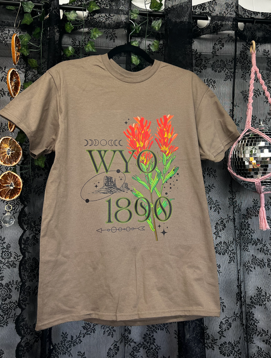 WYO 1890 Indian Paintbrush Tee & Crewneck (Preorder)