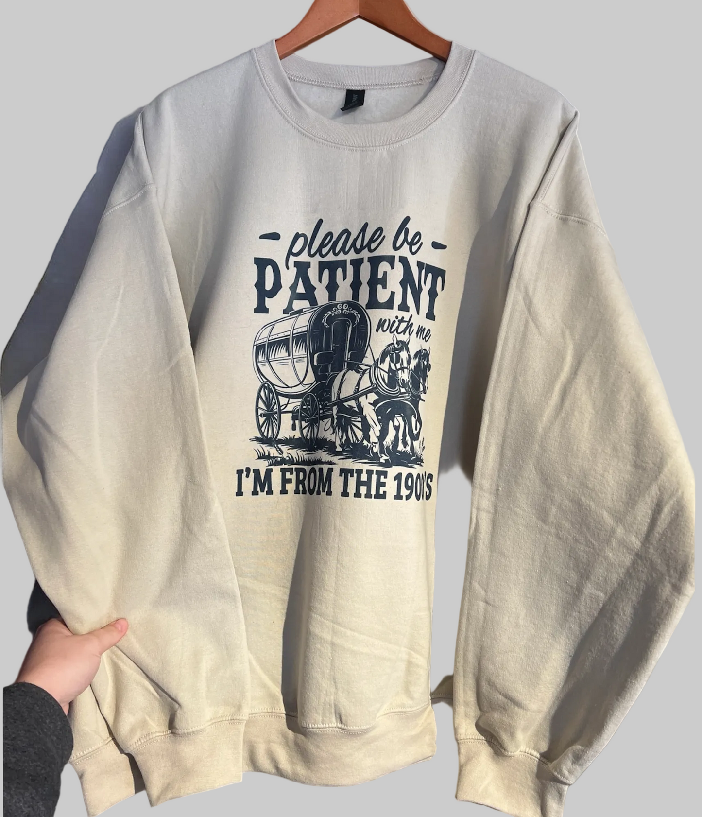 Be Patient Crewneck