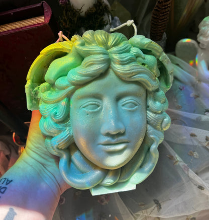 Green Medusa Candle